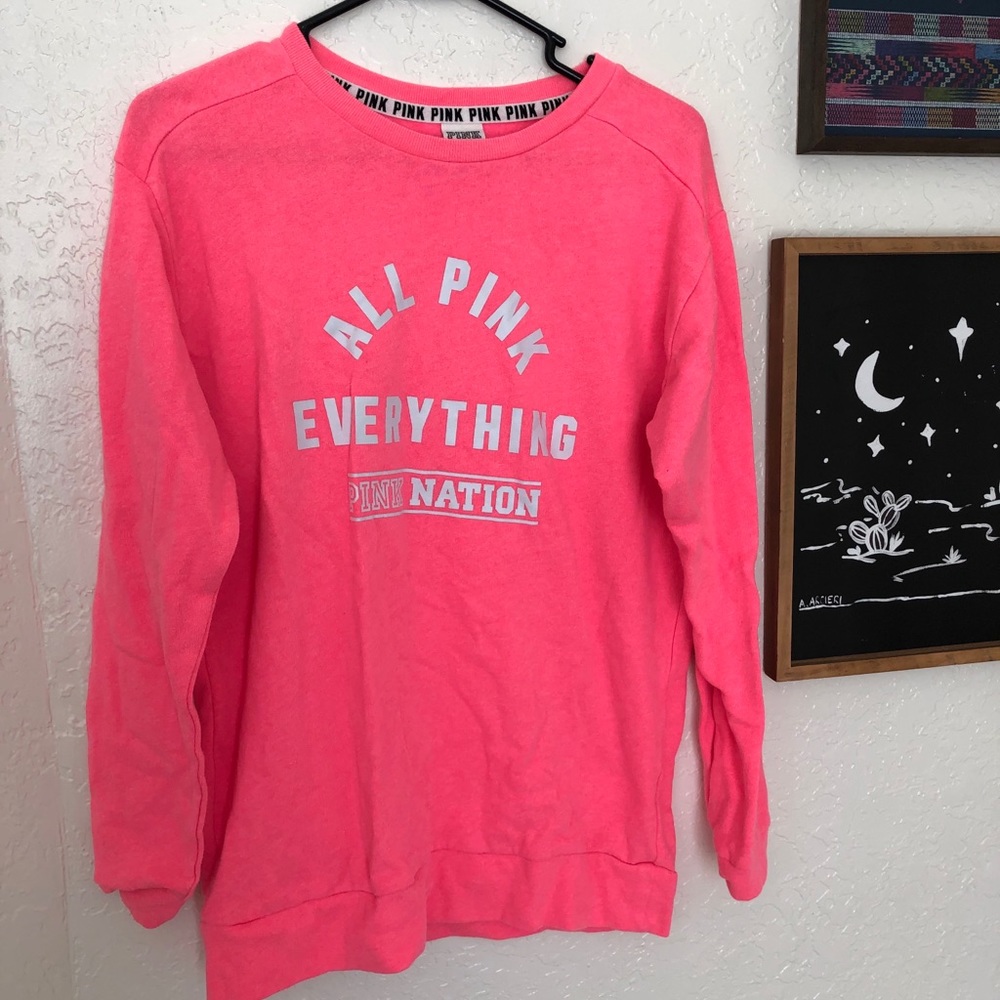 Pink sweatshirt